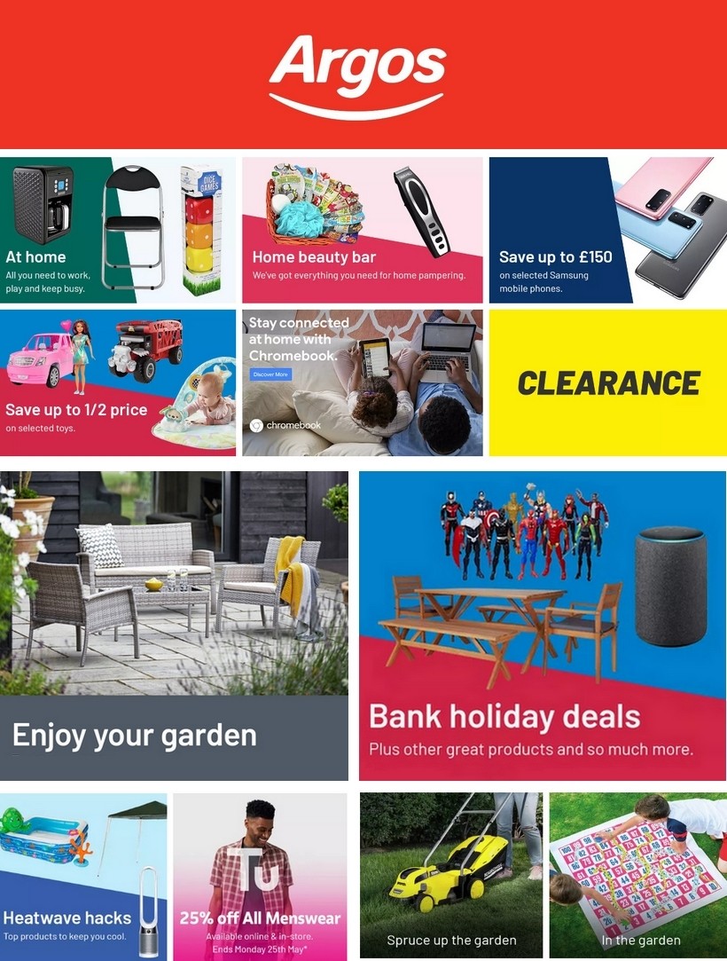 Argos New Offers & Special Buys from 25 May