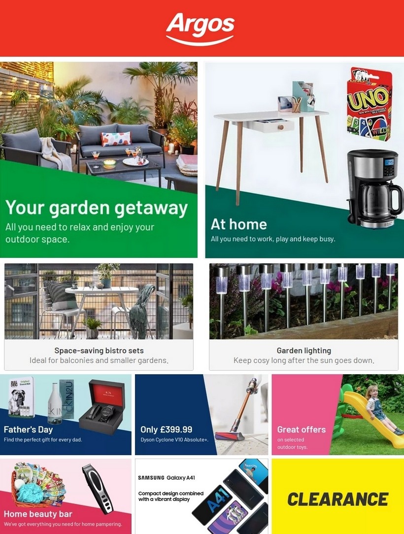 Argos New Offers & Special Buys from 2 June
