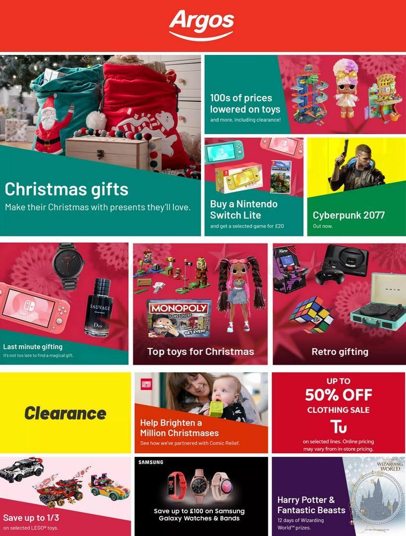 Argos New Offers & Special Buys from 15 December