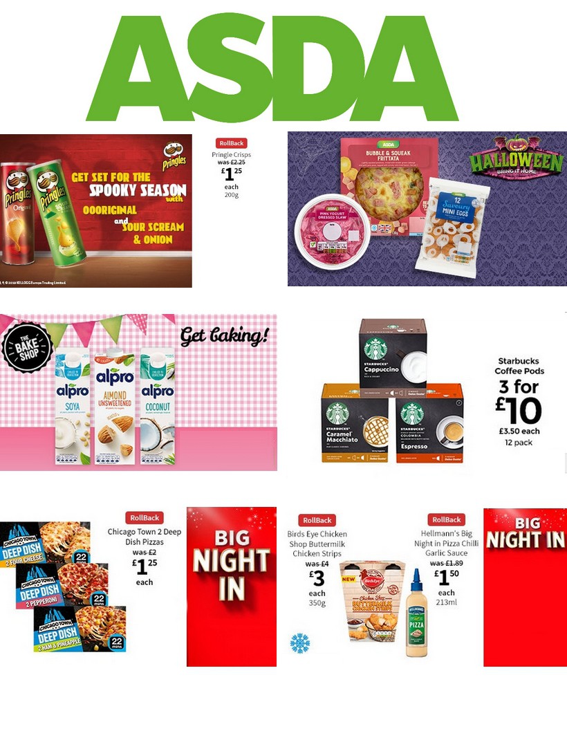 ASDA UK Offers & Special Buys from 25 October