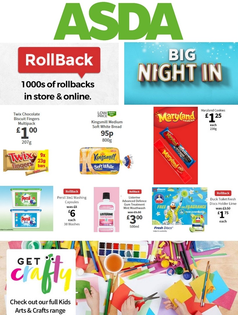 ASDA UK Offers & Special Buys from 27 March