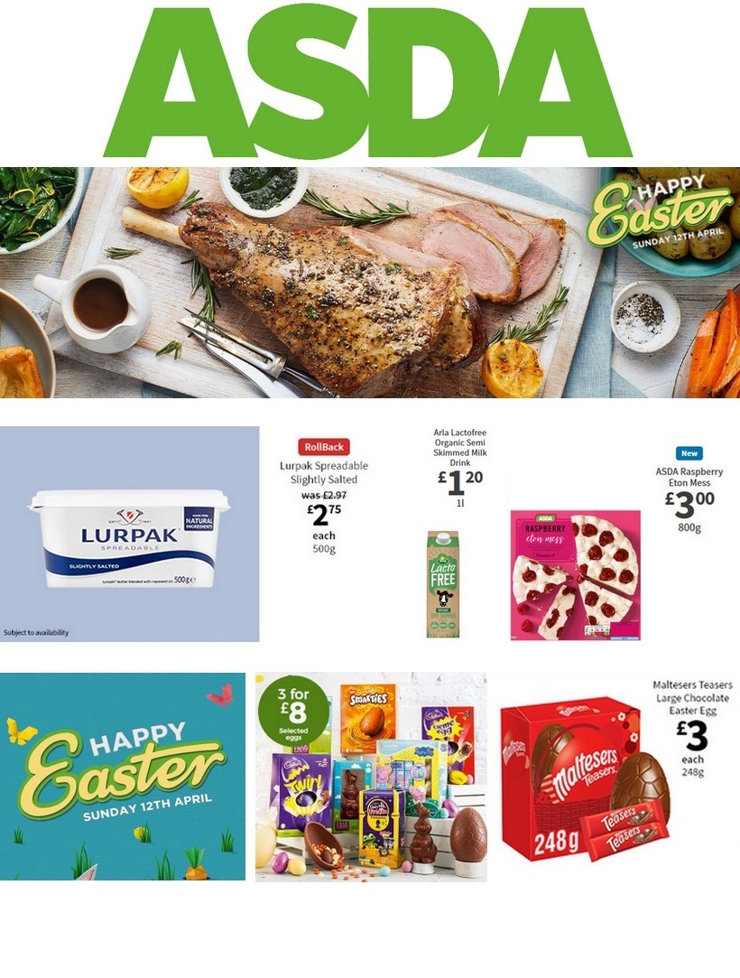 ASDA UK Offers & Special Buys from 3 April