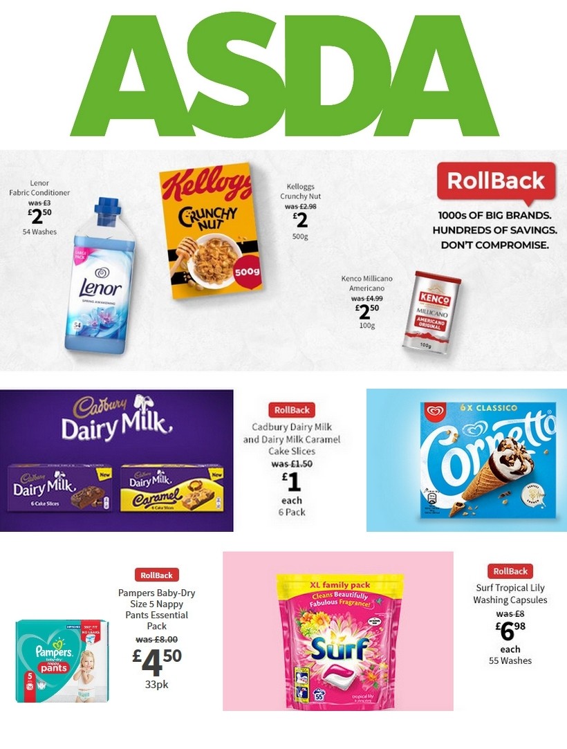 ASDA UK Offers & Special Buys from 2 May