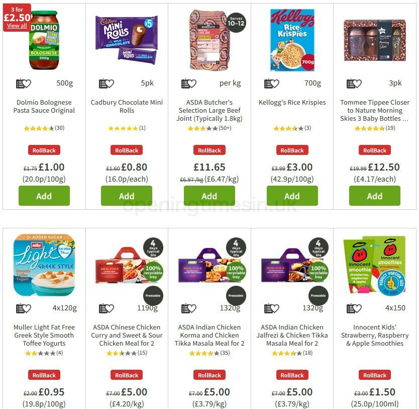 ASDA UK Offers & Special Buys for September 11 Page 2