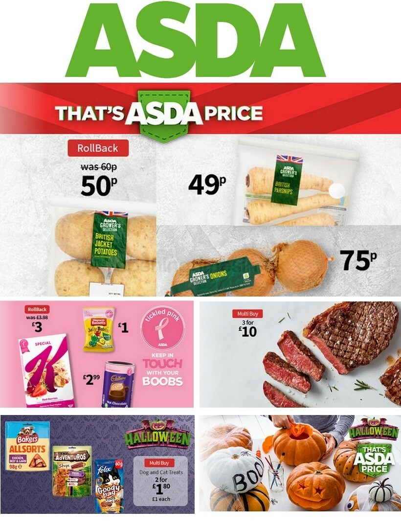 ASDA UK Offers & Special Buys from 9 October