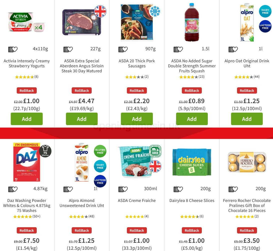 ASDA UK Offers & Special Buys from 6 November Page 21