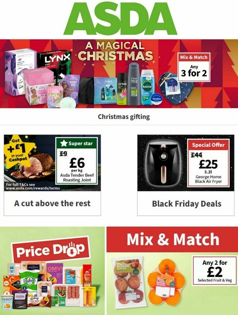 ASDA UK Offers & Special Buys from 24 November