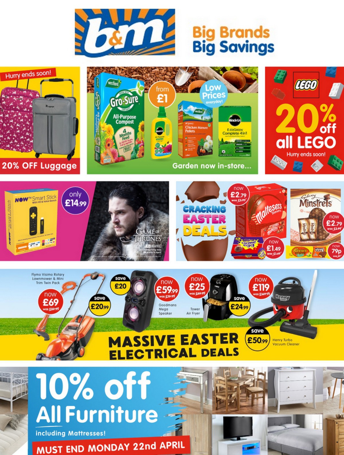 B&M Newsletter & Special Buys from 17 April