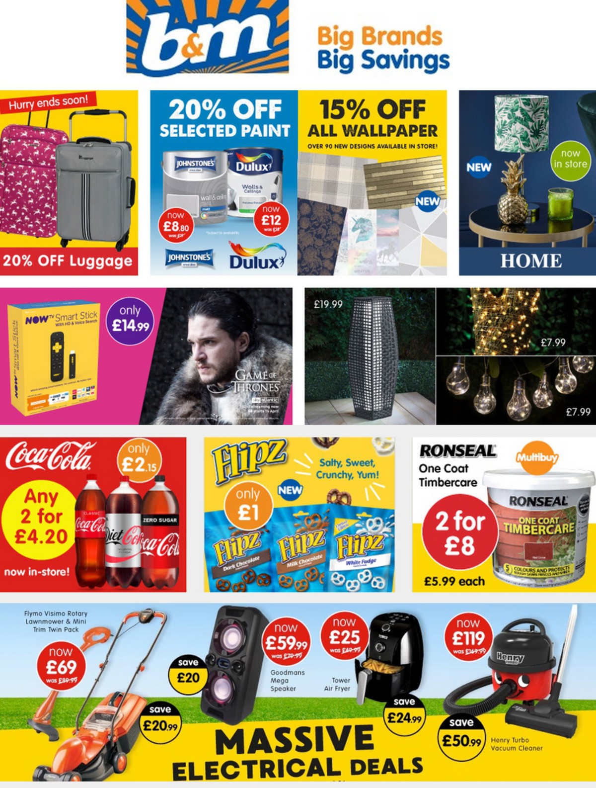 B&M Newsletter & Special Buys from 24 April