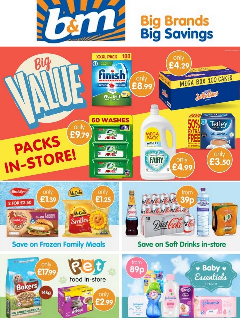 B&M Newsletter & Special Buys from 13 May