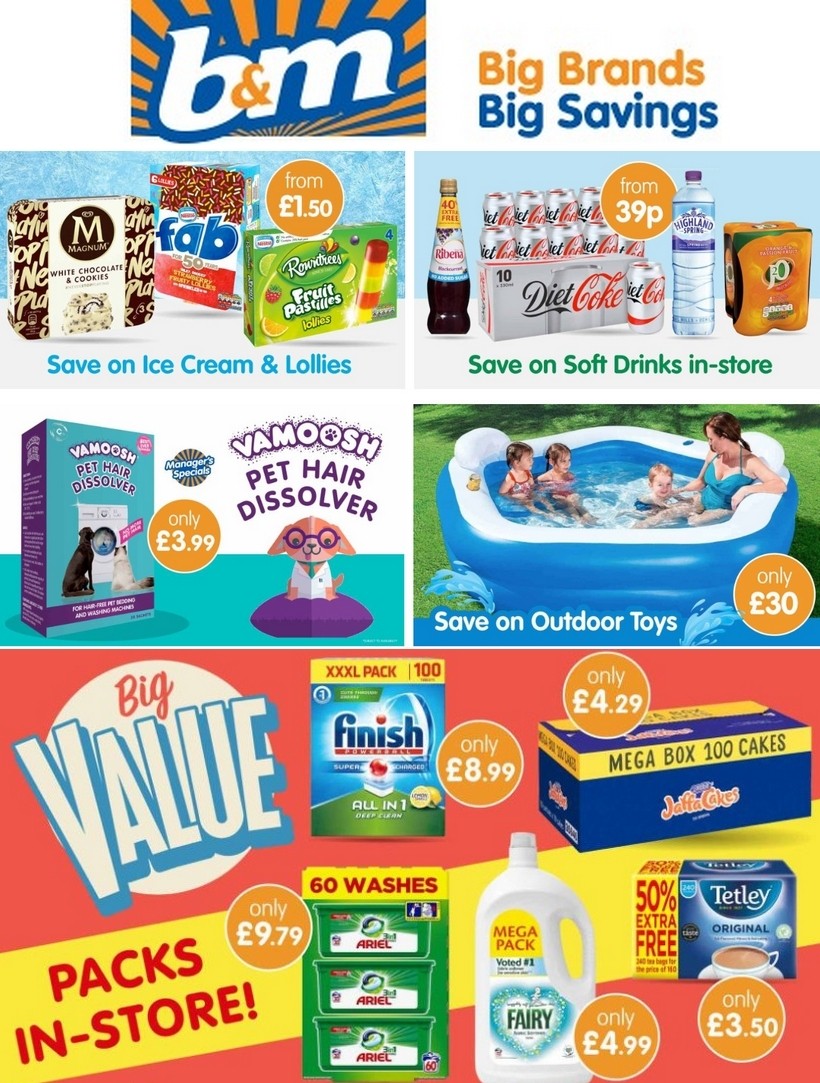 B&M Newsletter & Special Buys from 27 May
