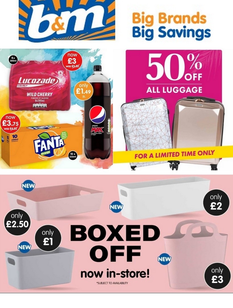 B&M Newsletter & Special Buys from 3 June