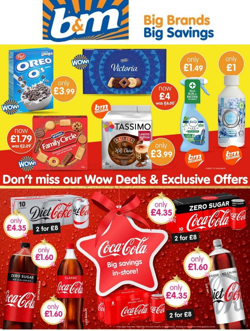 B&M Newsletter & Special Buys from 26 November