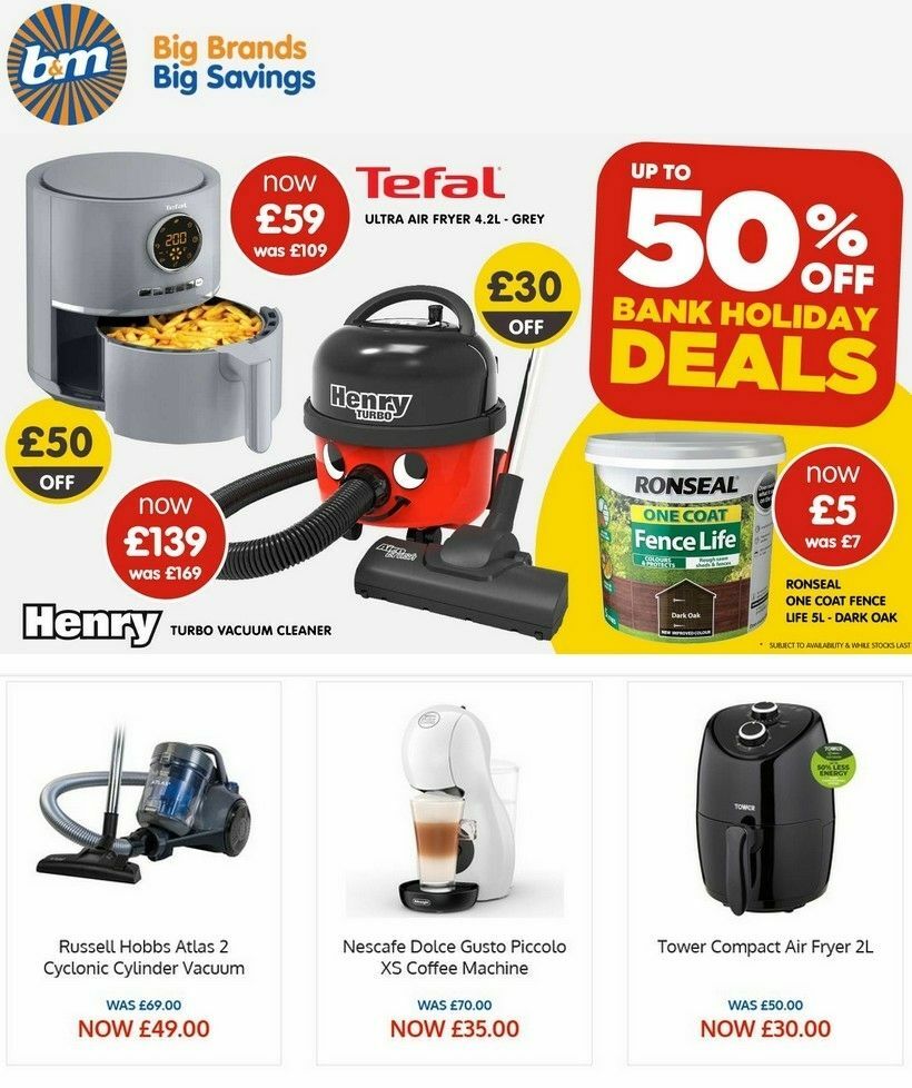 B&M Newsletter & Special Buys from 22 August