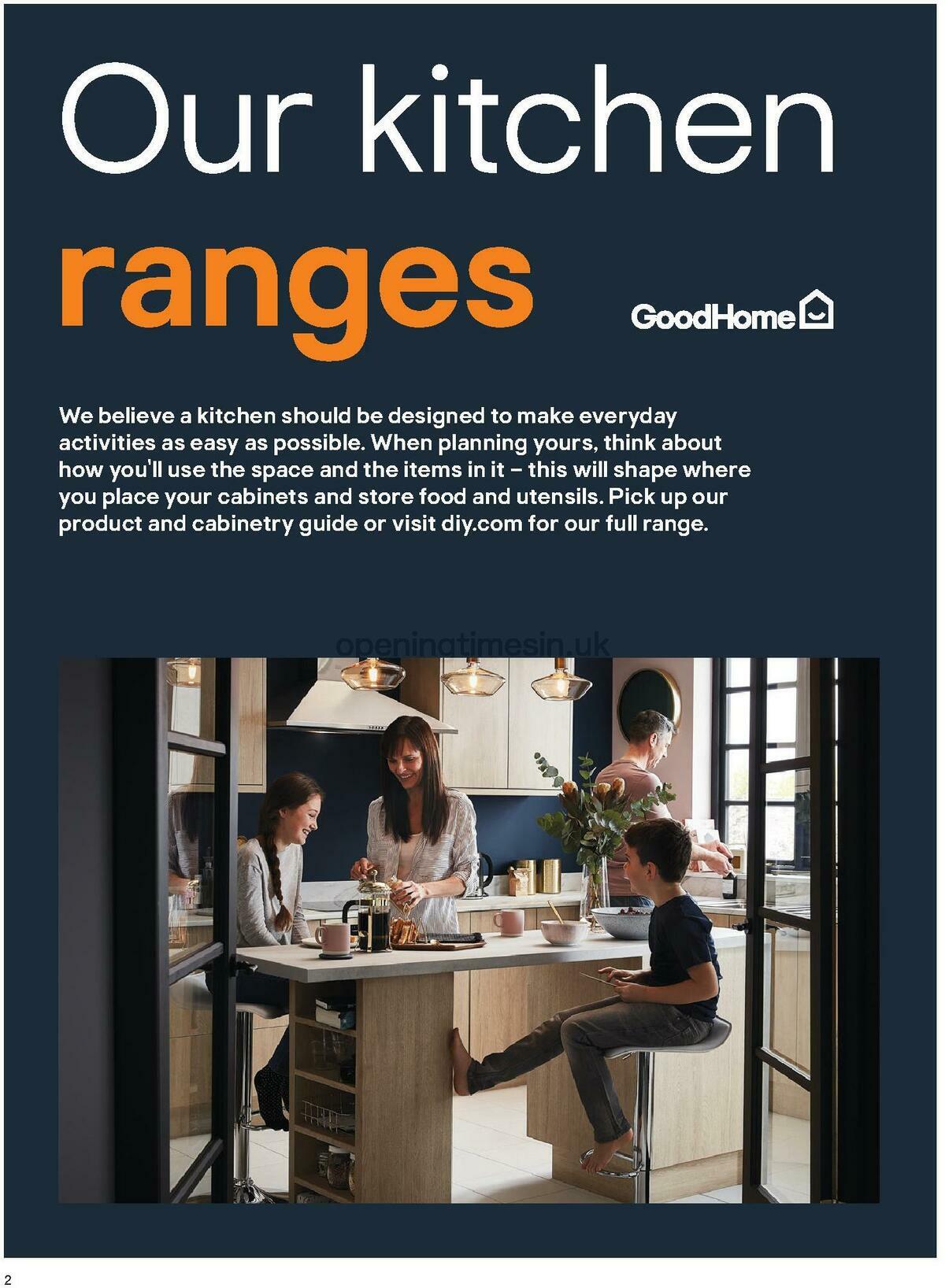 B&Q Kitchen Collections Offers & Special Buys from 15 September Page 2