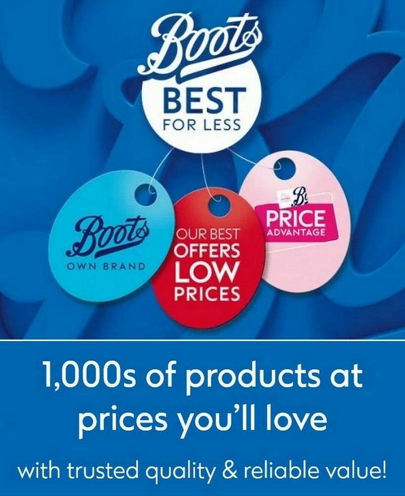 Boots from 8 September