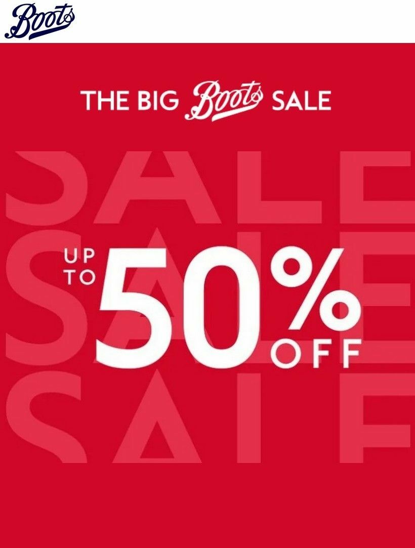 Boots from 6 January