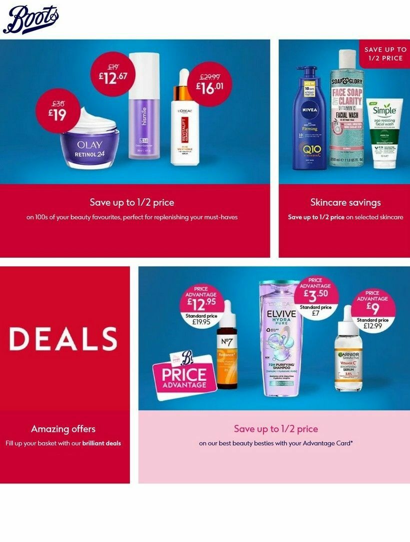 Boots from 24 January