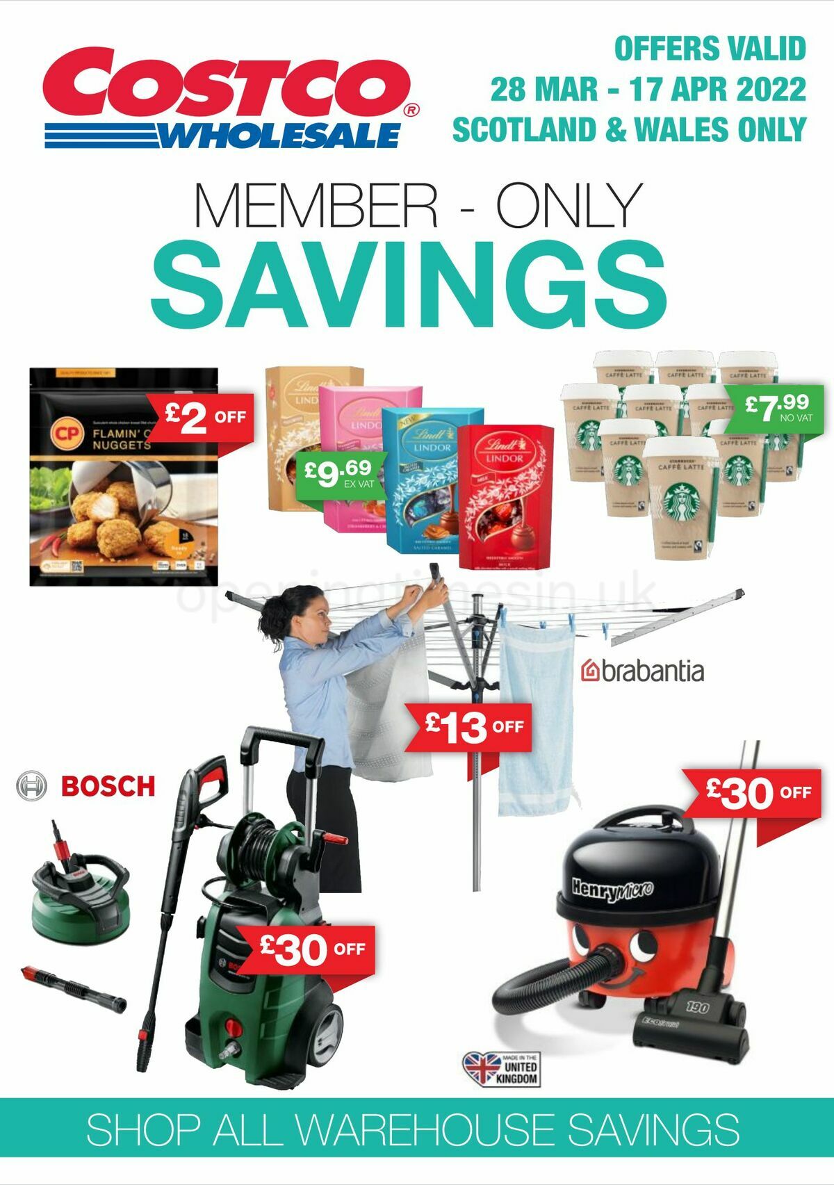 Costco Scotland & Wales from 28 March