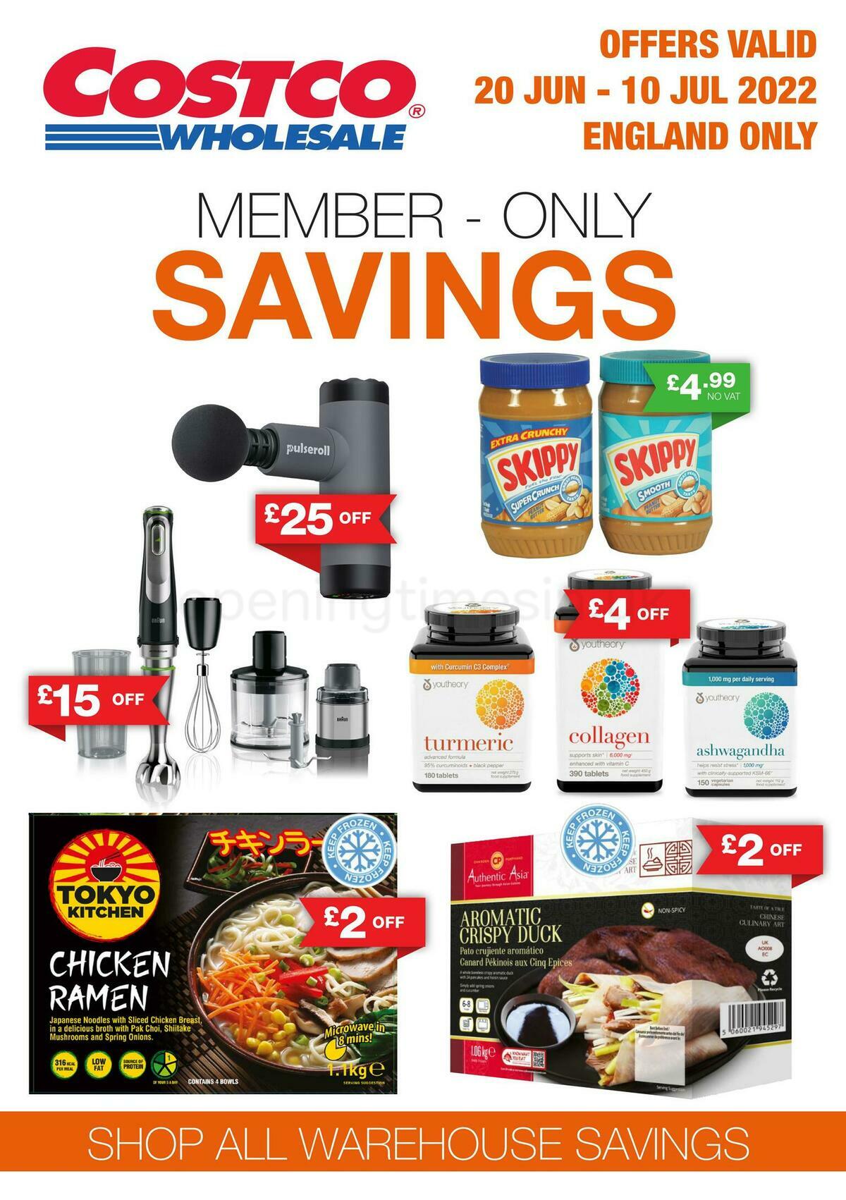 Costco Scotland & Wales from 20 June