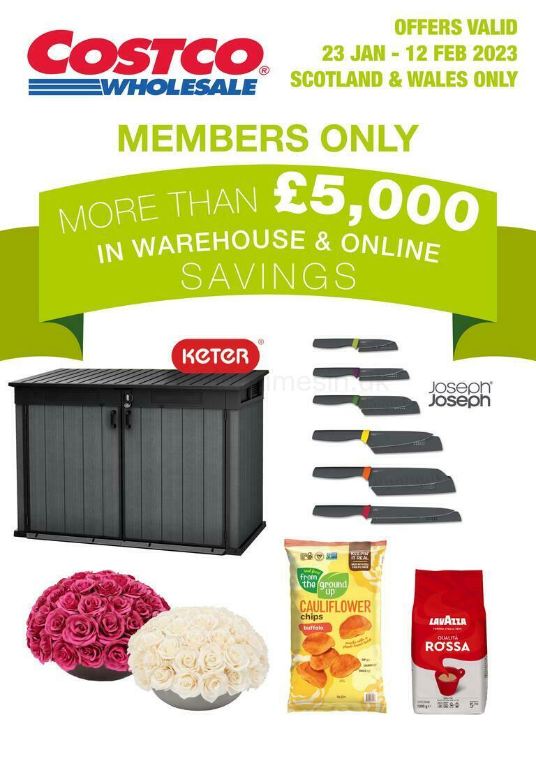 Costco Scotland & Wales from 23 January