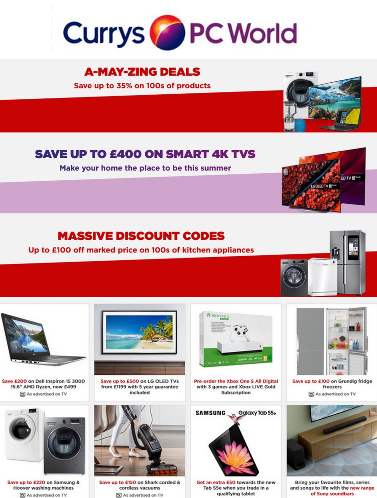 Currys Offers & Special Buys from 3 May