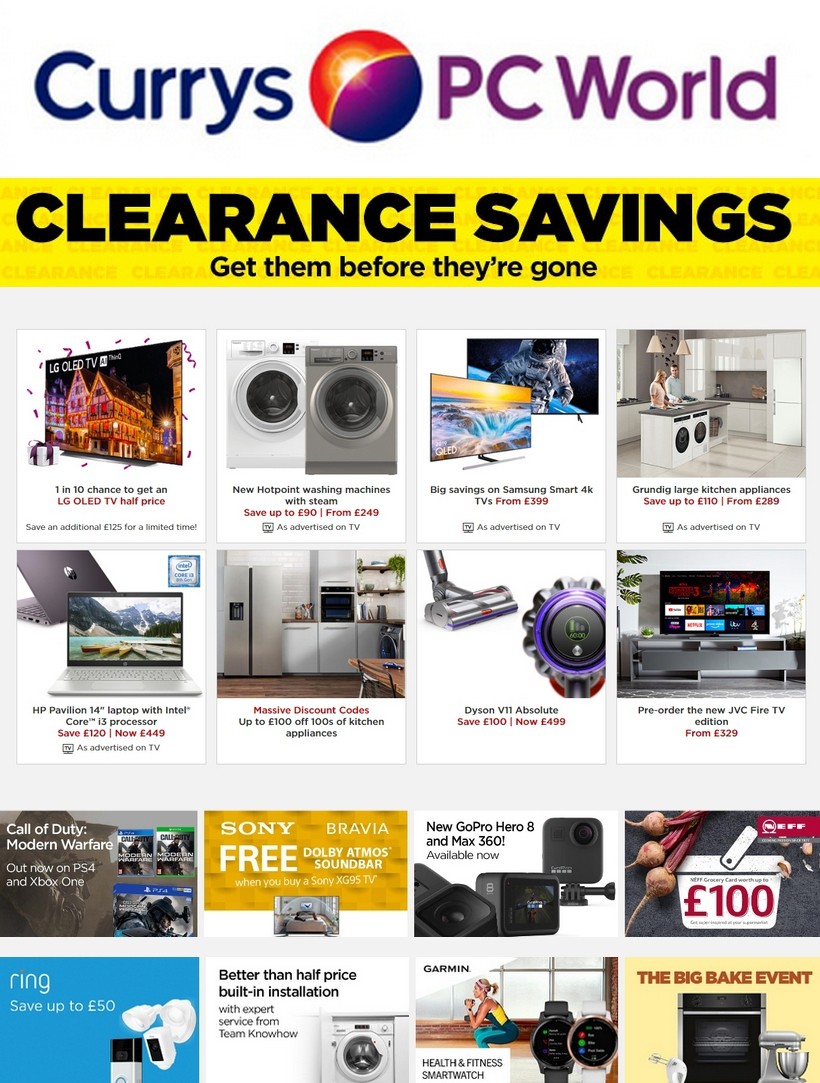 Currys Offers & Special Buys from 1 November