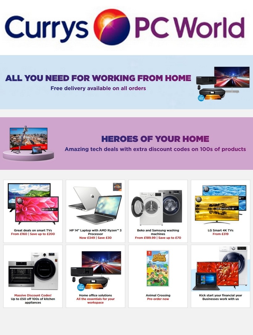 Currys Offers & Special Buys from 20 March