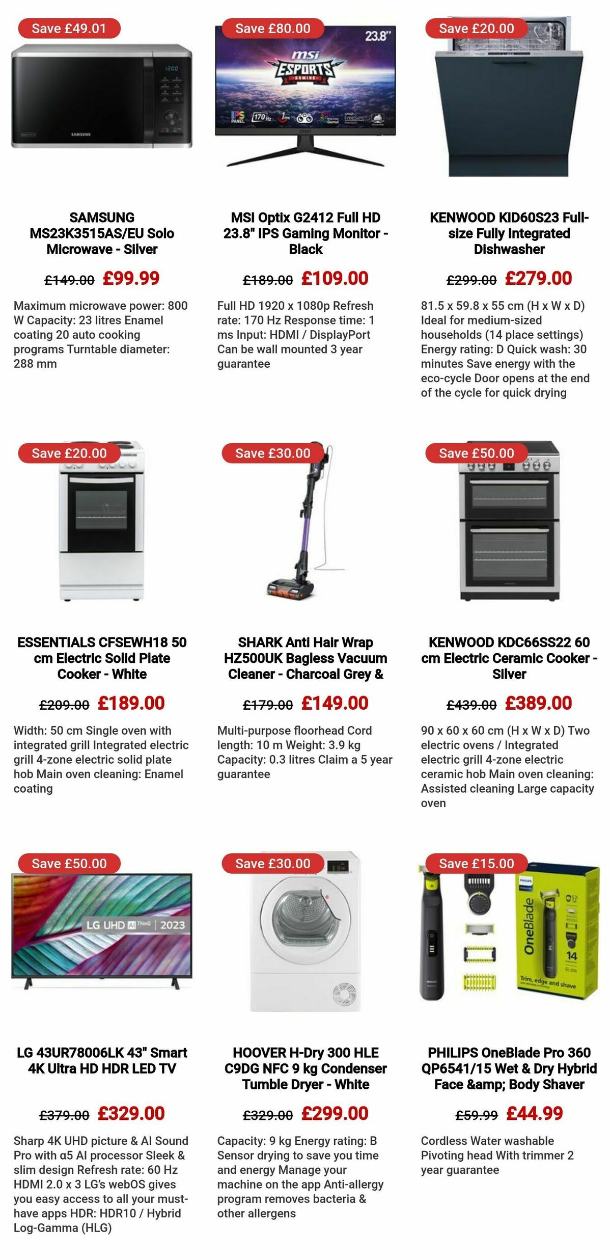 Currys Offers & Special Buys from 3 November Page 9