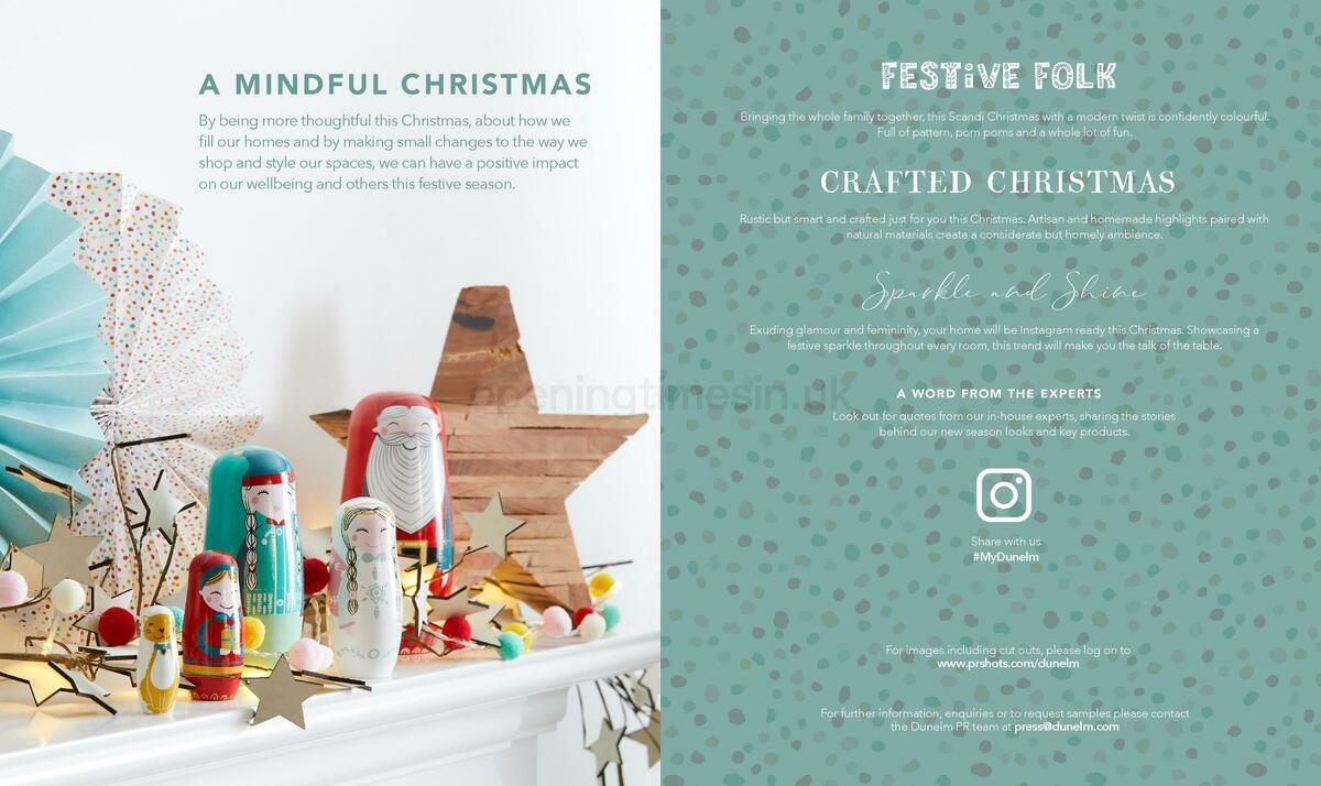 Dunelm Christmas Look Book UK Offers & Catalogues from 20 September