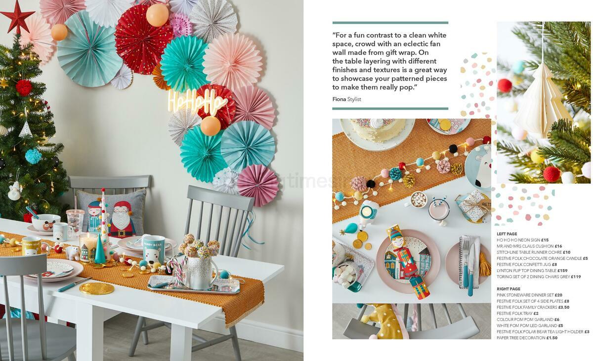 Dunelm Christmas Look Book UK Offers & Catalogues from 20 September