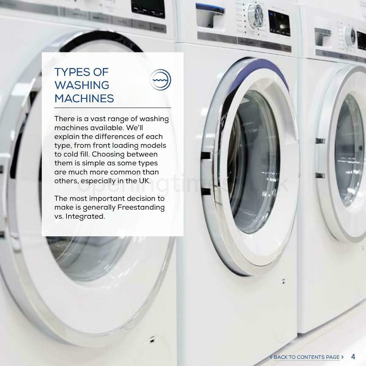 Euronics Washing Machines Buyers Guide Offers & Special Buys from 1