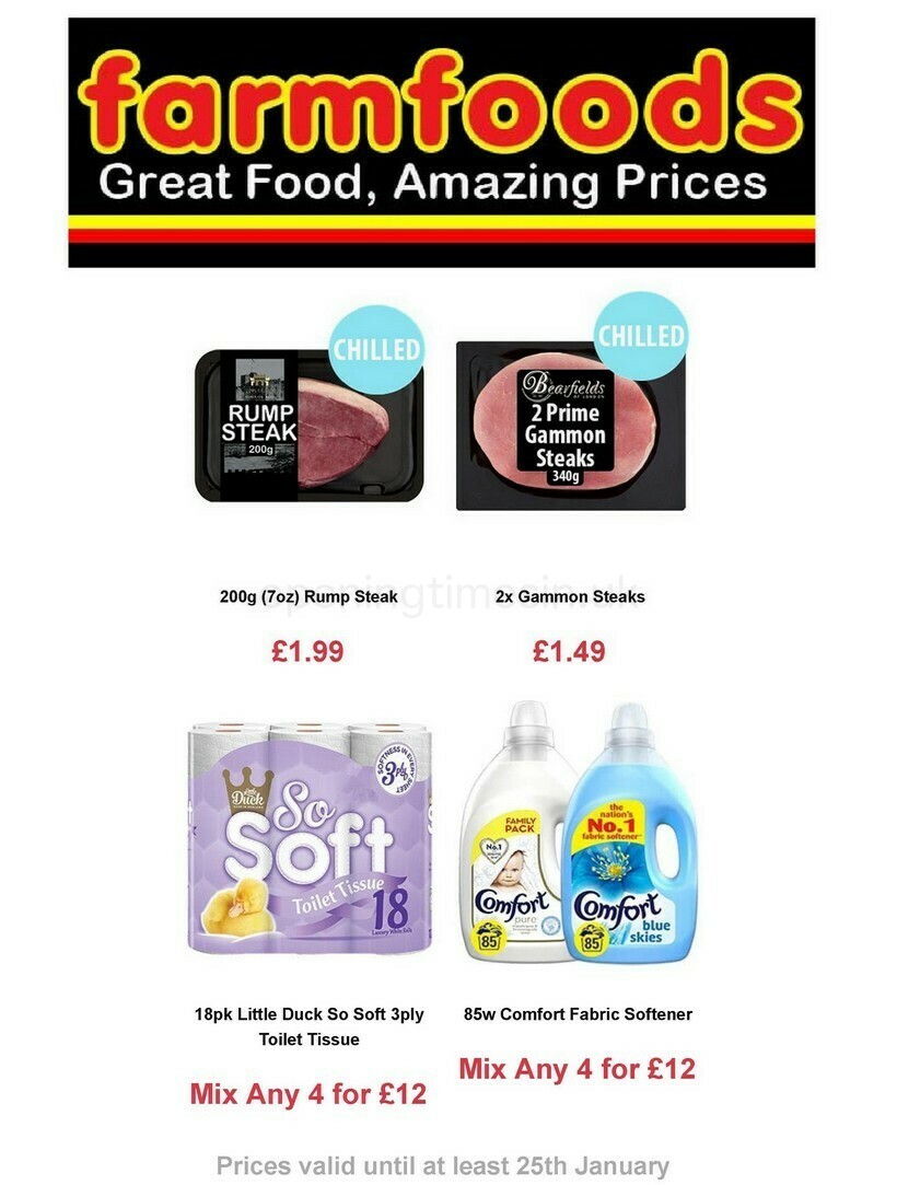 Farmfoods UK - Offers &amp; Special Buys from 12 January
