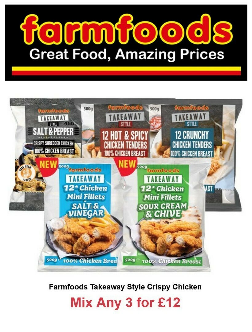 Farmfoods UK Offers & Special Buys from 12 July