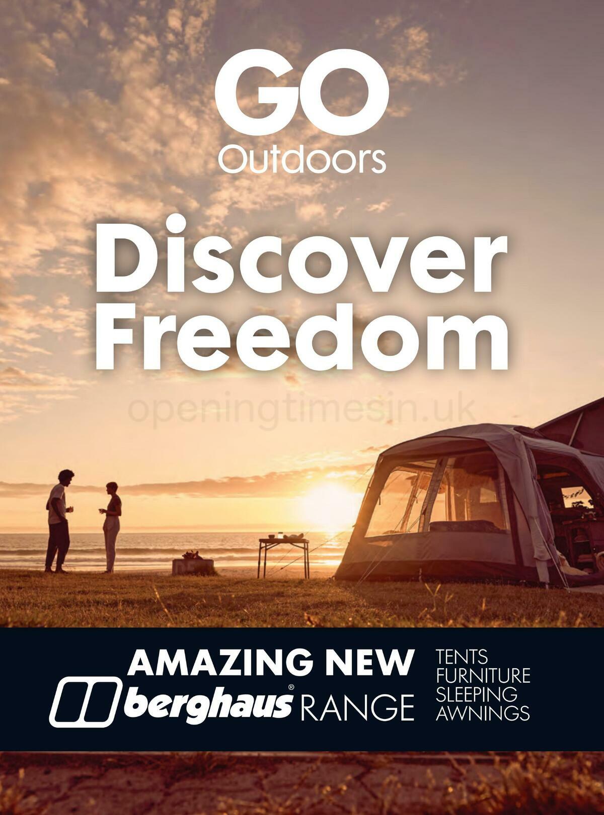 GO Outdoors from 16 May