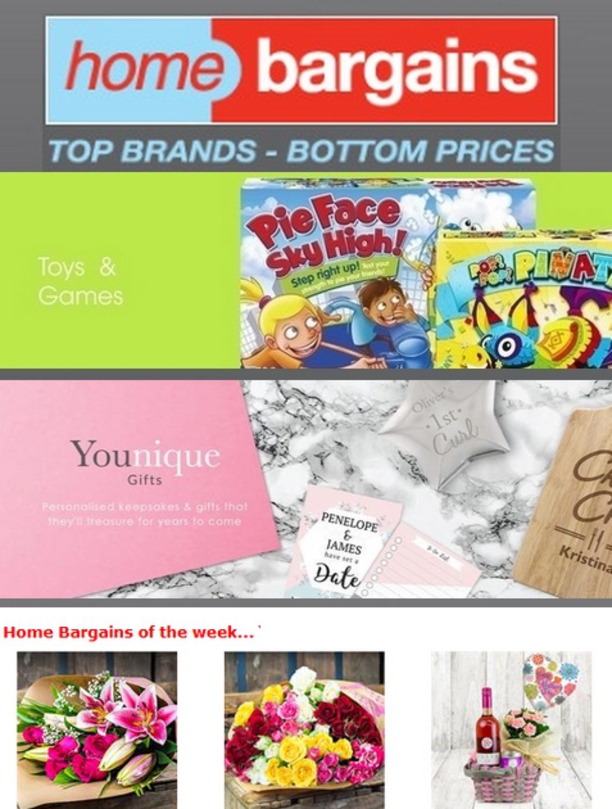 Home Bargains Offers, Special Buys and New Products from 13 March