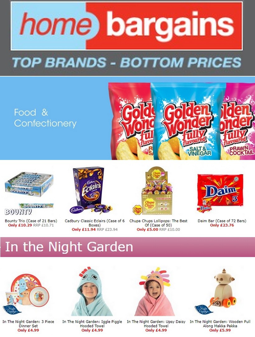 Home Bargains Offers, Special Buys and New Products from 28 August