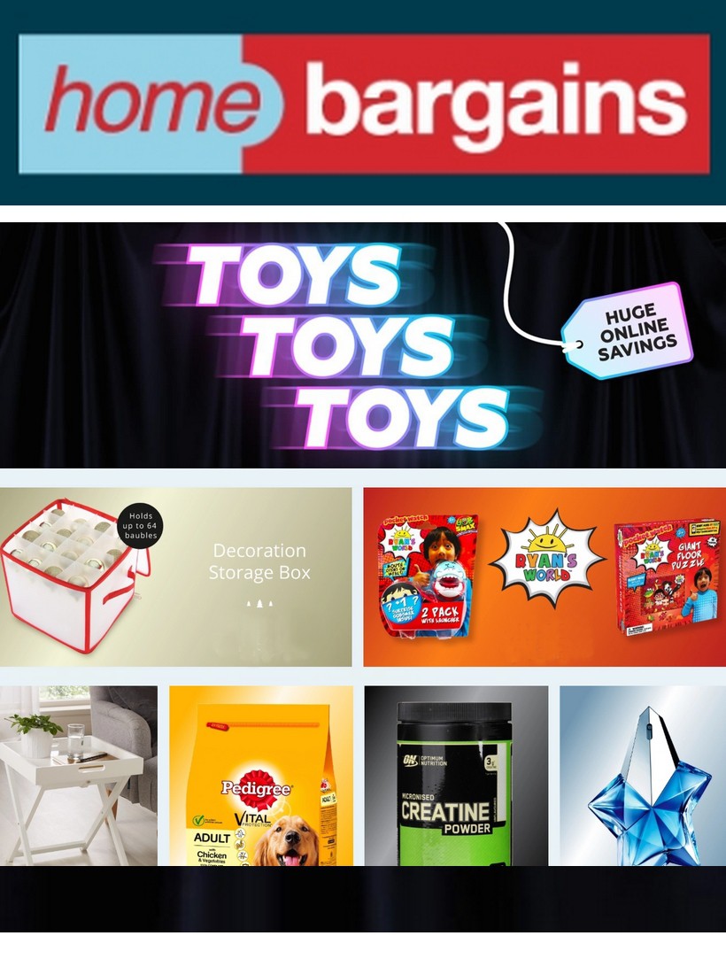 Home Bargains Offers, Special Buys and New Products from 29 December