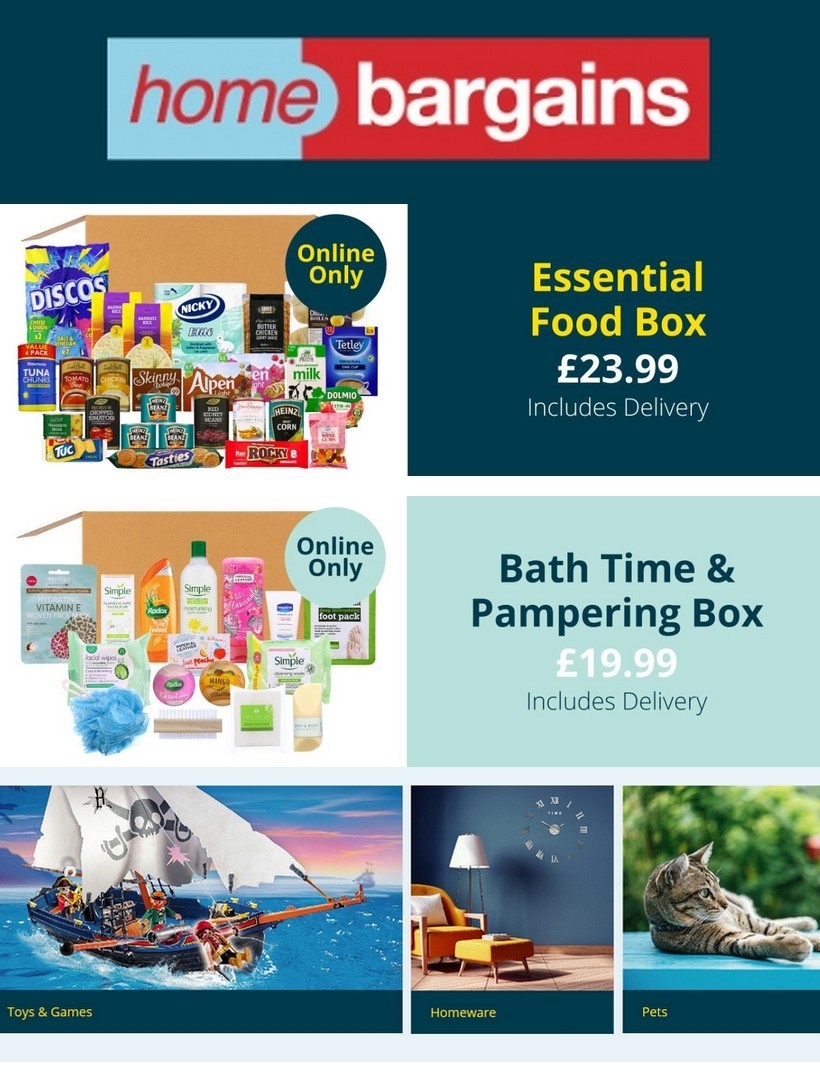 Home Bargains Offers, Special Buys and New Products from 13 May