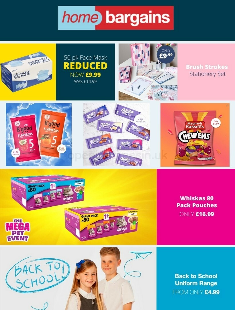 Home Bargains Offers, Special Buys and New Products from 28 July