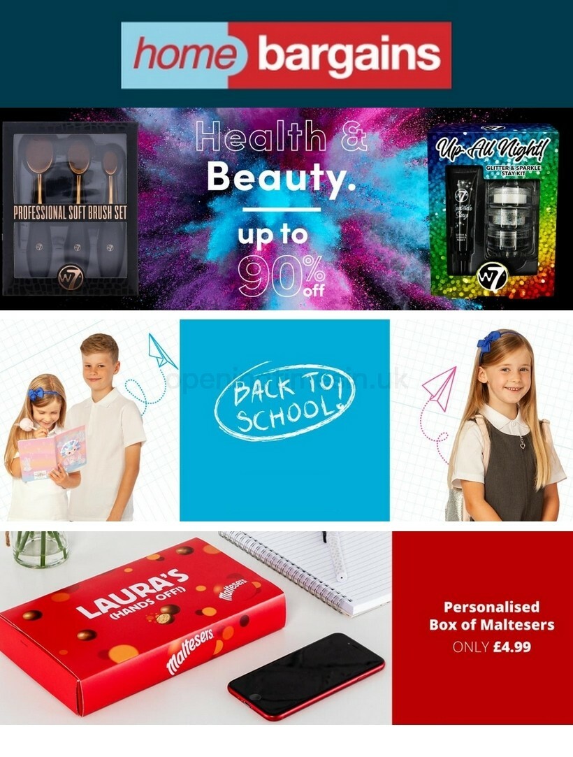 Home Bargains Offers, Special Buys and New Products from 19 August