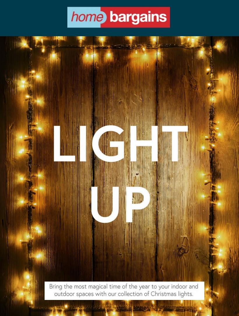 Home Bargains Light Up Offers, Special Buys and New Products from 12
