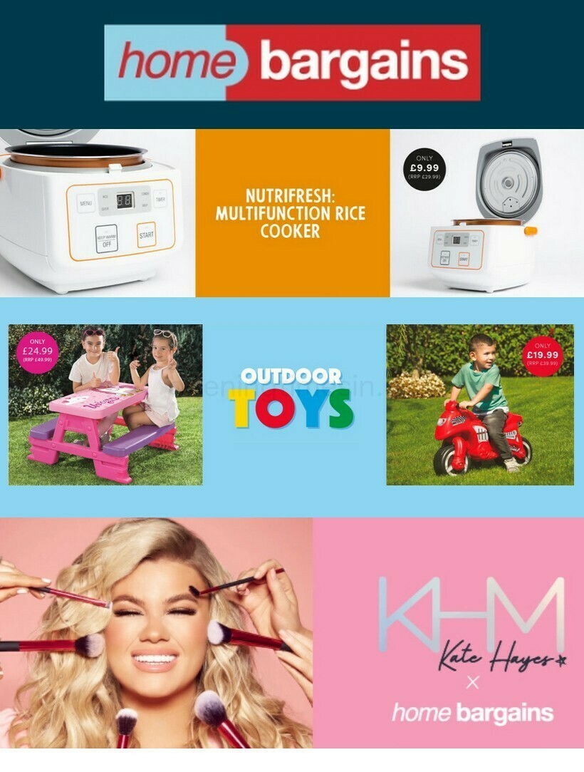 Home Bargains Offers, Special Buys and New Products from 12 May
