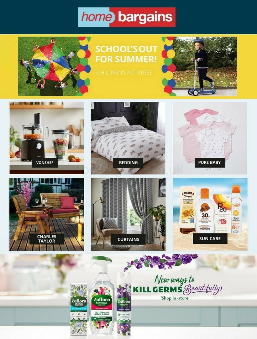 Home Bargains Offers, Special Buys and New Products from 4 August