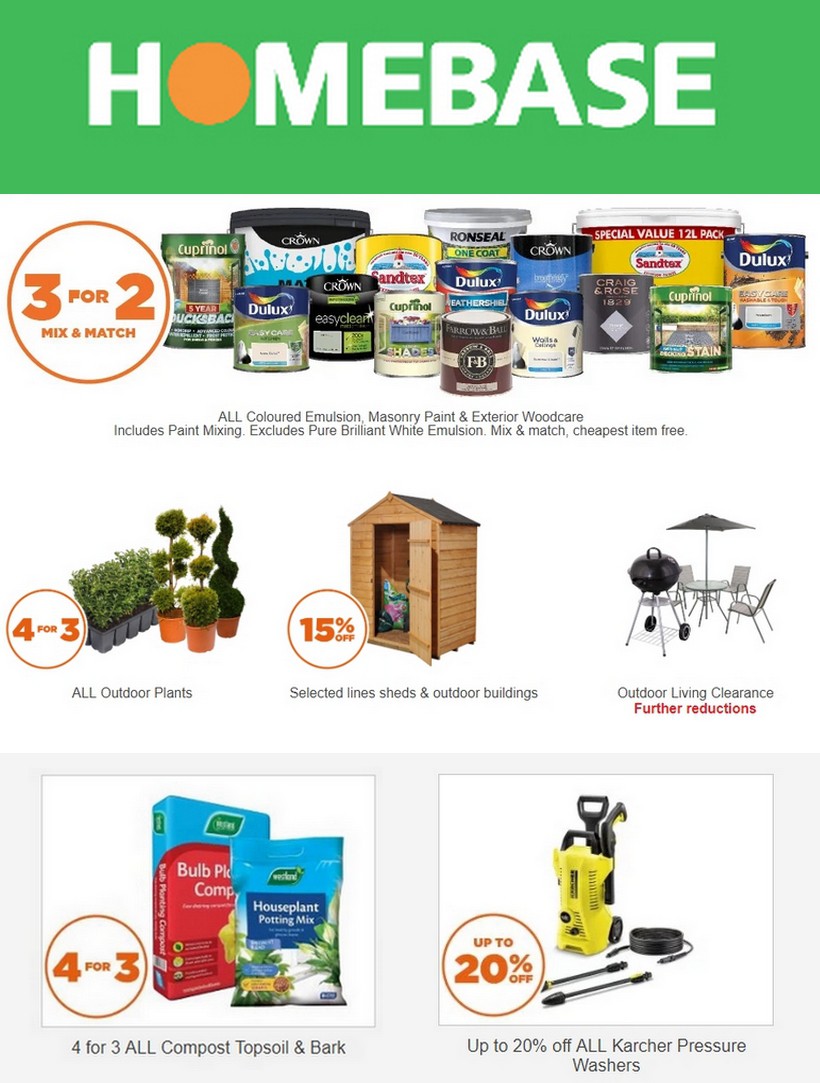 Homebase Deals & special offers from 1 September