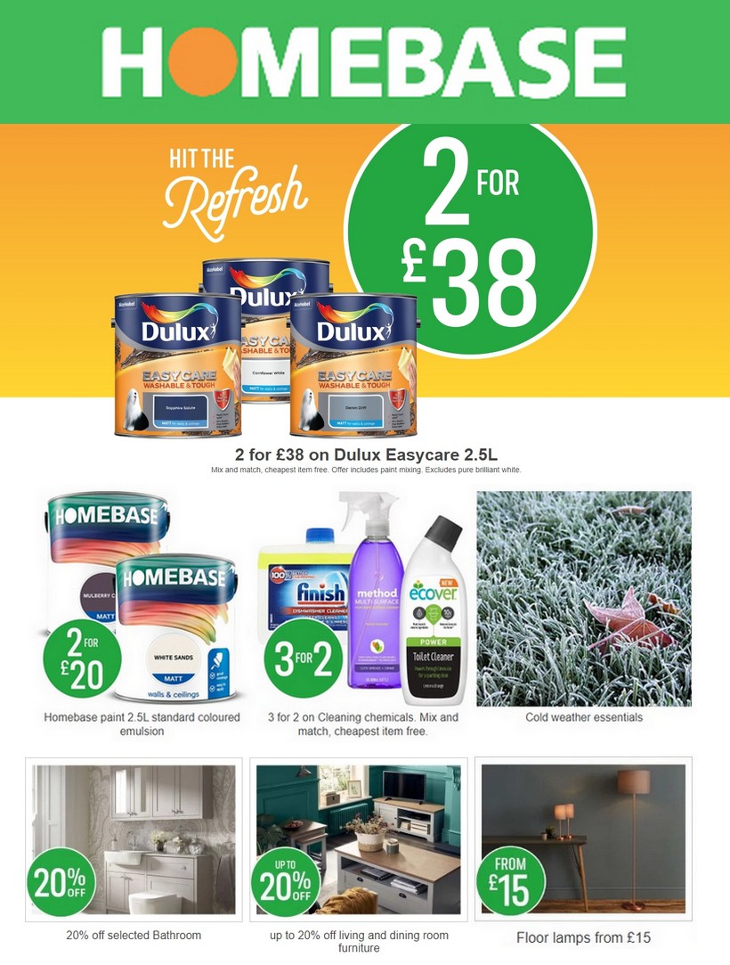 Homebase Deals & special offers from 27 February