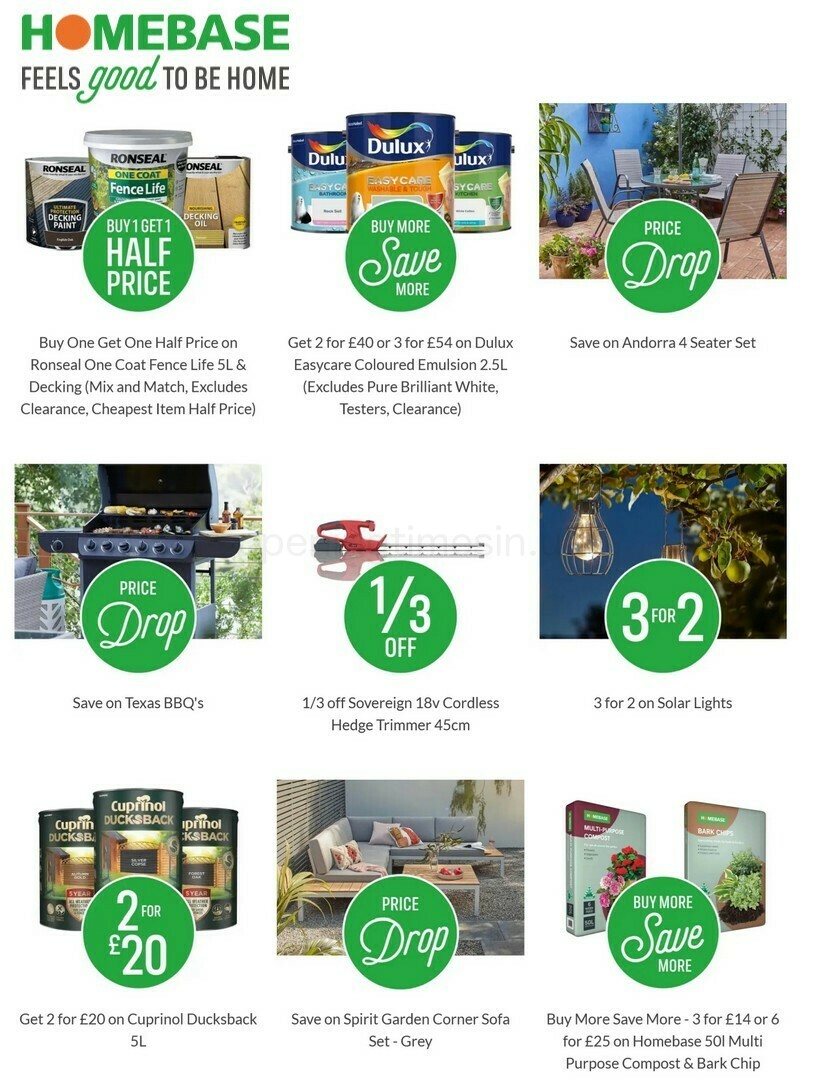 Homebase Deals & special offers from 18 June