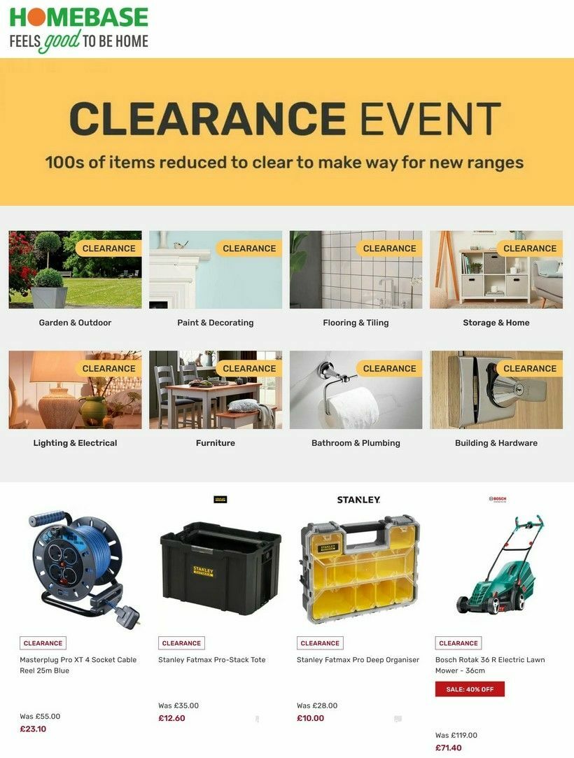 Homebase Deals & special offers from 31 July