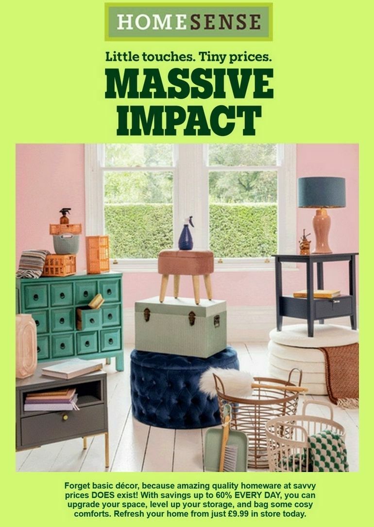 Homesense UK Offers & Catalogues from 4 February