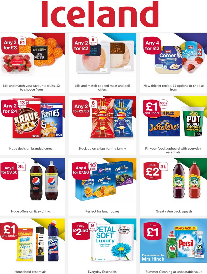 Iceland Offers & Special Buys from 12 July